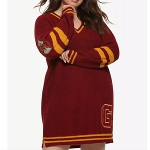 Harry Potter Gryffindor Sweater Dress 